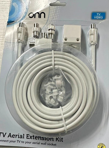 Onn 10m coaxial extension - 10m,
