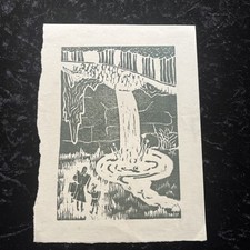 Vintage Linocut/Woodcut