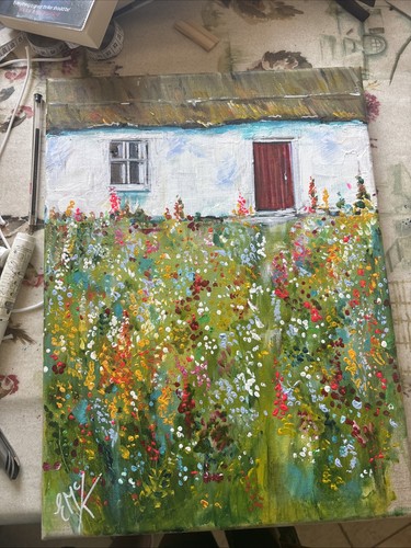 Irish cottage garden - my,