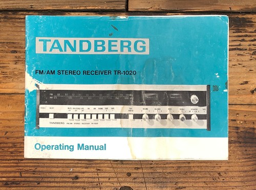 Tandberg 1020 receiver - tandberg, tr-1020