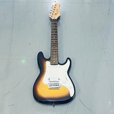 Rocktile 3/4 Mini Electric Guitar Sunburst Strat Style Kids Beginner 7–14 Years