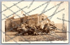 1925? RPPC auto wreck smashed