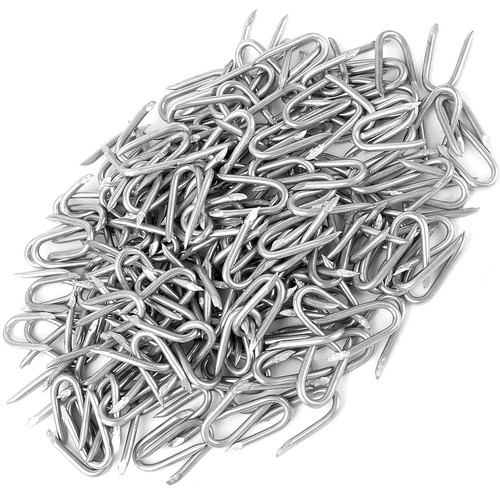 Galvanised netting staple - netting, u