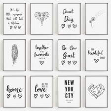 Home Prints Art Bedroom Home Décor Posters Modern Unframed Living Room Prints