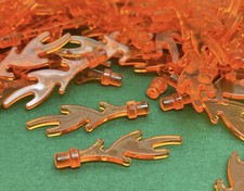 LEGO Flame With Base Rim, No Pins, 6126 From Fire Plane 60217, Fire, 30 Pieces