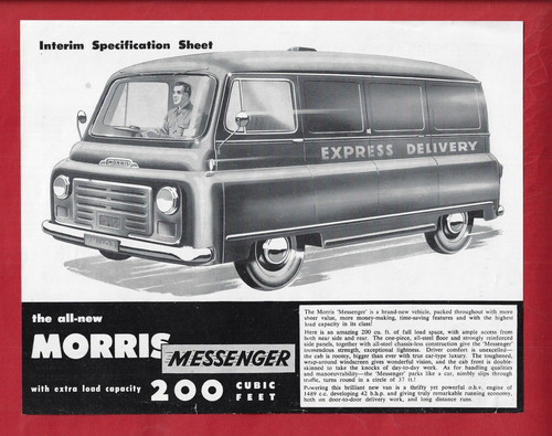 Morris messenger van minibus - morris,
