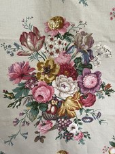 VINTAGE SANDERSON LINEN FABRIC