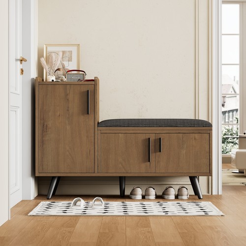 Shoe bench storage cabinet - shoe,