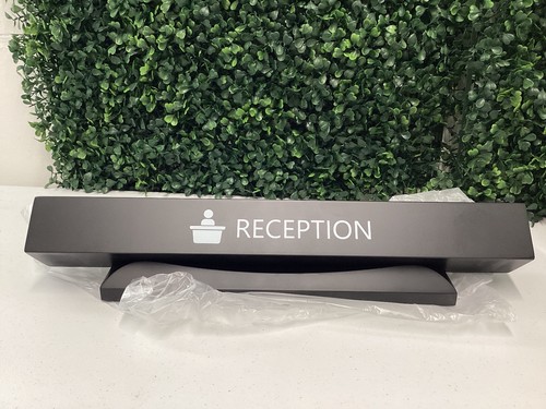Black countertop reception - black,