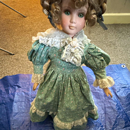 Alberon porcelain girl doll - alberon,