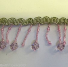 Curtain Cushion Beaded Glass