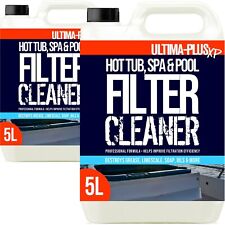 Ultima Hot Tub Filter Cleaner Chemical Hot Tub Spa Pool Oil Grease Remover 10L
