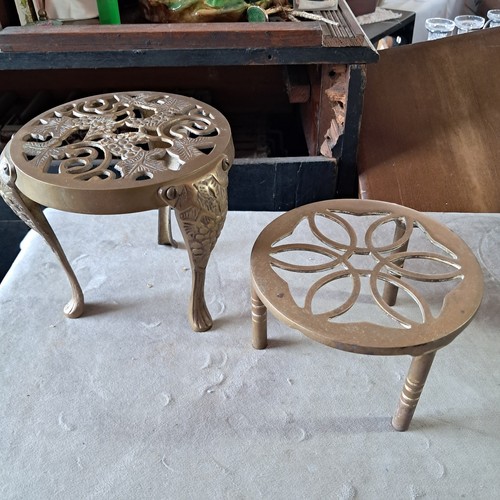 Two pierced brass - two,