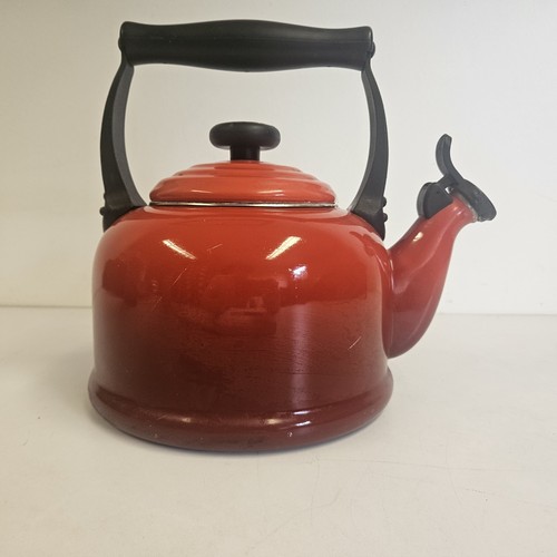 Creuset kettle red whistle - creuset, kettle,