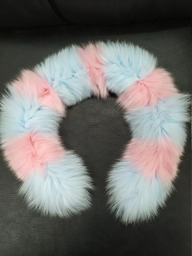 Real fox fur hood trim - fox,