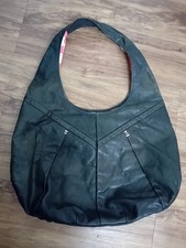 Radley Black Slouchy Hobo Bag . Pink Lining . VGC