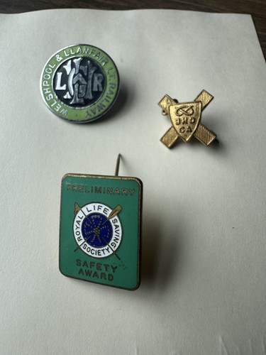 Vintage pin badges welshpool - vintage,