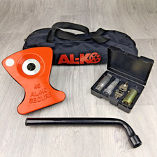 AL-KO ALKO No 48 Caravan Wheel Lock Complete Set Kit Lozenge Bag Keys Security