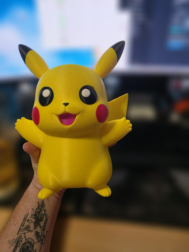Large pikachu figure 250mm - large, 3d