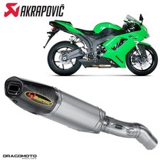 Exhaust KAWASAKI ZX-6 R 600 Ninja 2007-2008 AKRAPOVIC Titanium S-K6SO5-HACT