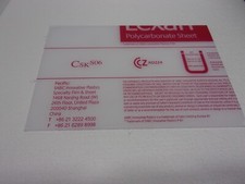 3 mm Lexan & Polycarbonate
