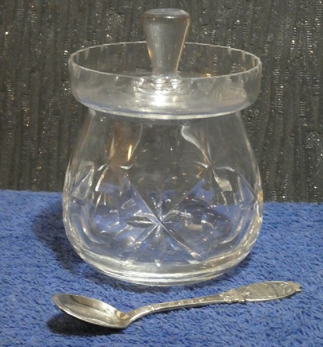 Glass preserve lidded - jar, +