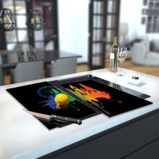 Glass hob cover - glass, /