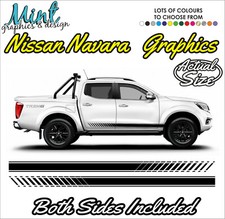 NISSAN NAVARA TRUCK Side Stripes Decals Stickers 4X4 Graphics FREE P&P 012