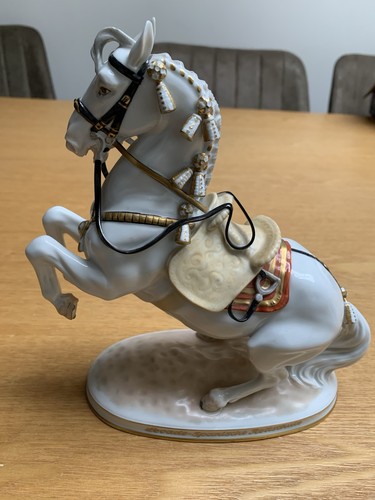 Vintage porcelain horse - porcelain,