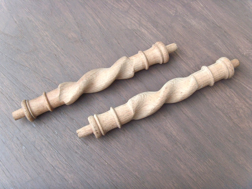 Solid oak barley - barley, twist