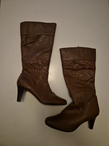 Womens gluv leather - leather, heeled