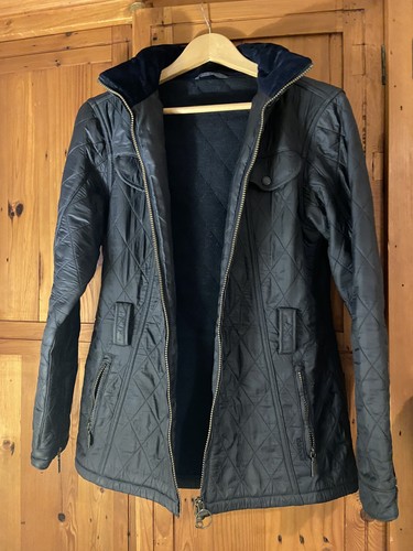 Barbour dark blue hooded - blue,