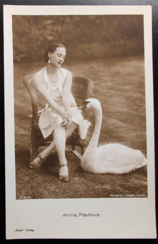 Vintage postcard anna pavlova - vintage,