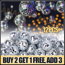 12X Mini Disco Balls Stage