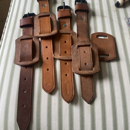 Ww2 era leather straps - era,