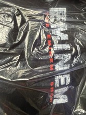 Rare Vintage The Eminem Show Black Hoodie & Shady football t-shirt Size S white