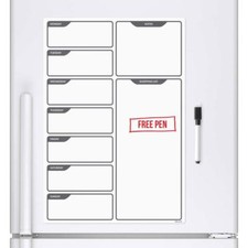 Fridge Board Magnetic & Pen