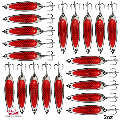 20pcs 2oz fishing spoon jig - fishing,