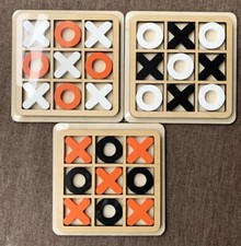Wooden Noughts And Crosses /