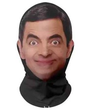 ONE SIZE 3D Mr Bean  Printed Realistic Face Mask Stretch mesh celebrity Unisex