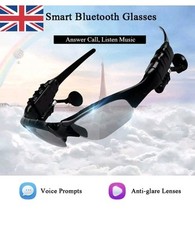 Wireless Bluetooth Smart Sunglasses Glasses Headphone Music Headset Stereo UK.