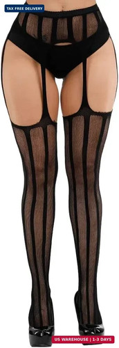 Women high waist fishnet - women's,