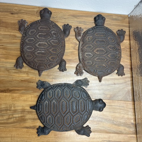 Large cast iron turtle - 3,
