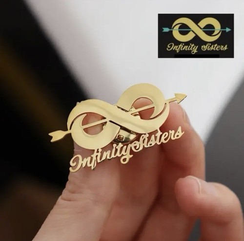 Personalised custom pin badge - personalised,