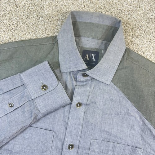 Armani exchange button - armani, down