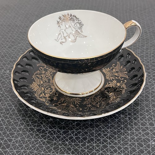 Tea cup lefton cherub - tea,