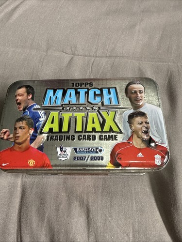 Match attax empty tin - match,