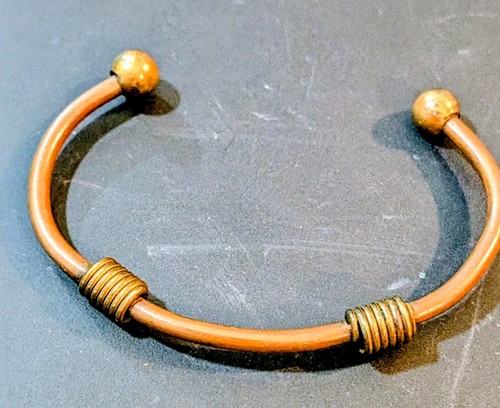 Vintage solid copper torque - copper,