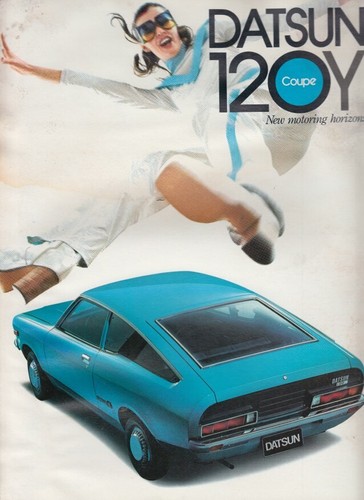 Two 1973 datsun - 210, coupe