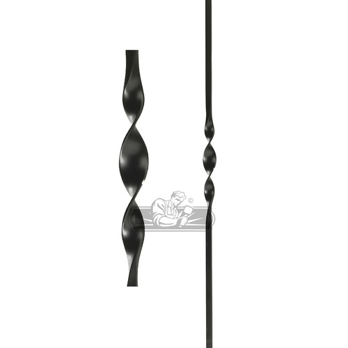 Deluxe iron single twist stair - iron,